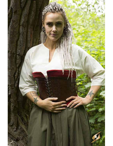 Espartilho de couro medieval, Margot