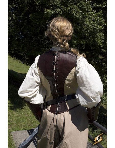 Espartilho de couro medieval desonesto