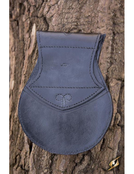 Bolsa de couro Elven preta