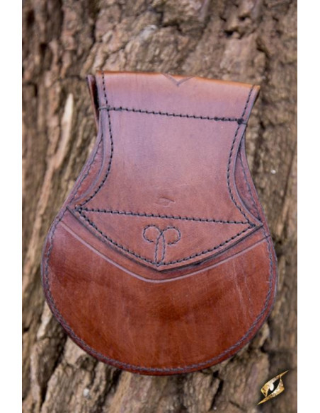 Bolsa de couro Elven marrom