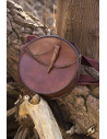 Bolsa medieval redonda marrom