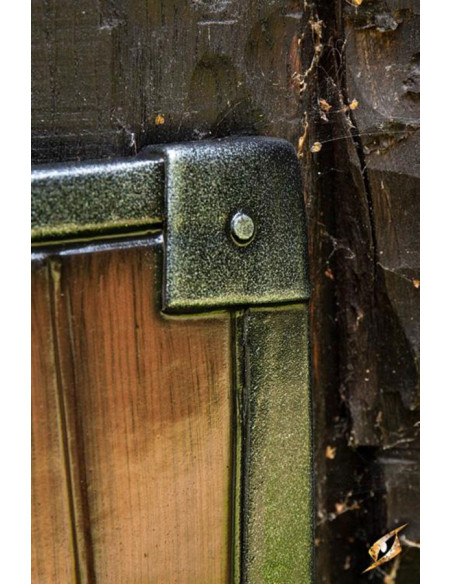 Escudo LARP Crusaders, acabamento em...