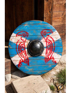 Escudo Viking Iarla Huginn e Muninn