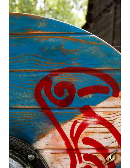 Escudo Viking Iarla Huginn e Muninn