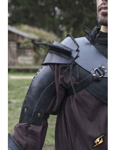 Protetor de ombro de couro