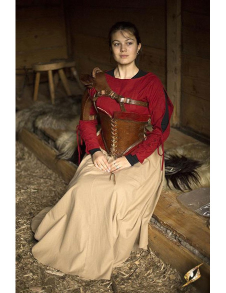 Protetor de ombro de couro