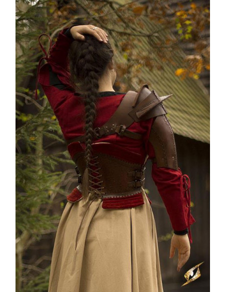 Protetor de ombro de couro