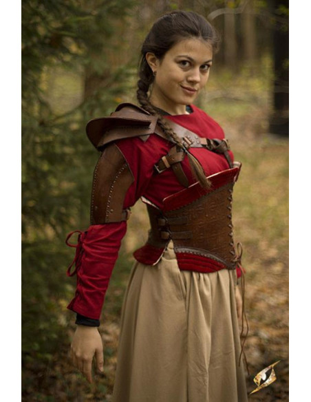 Protetor de ombro de couro