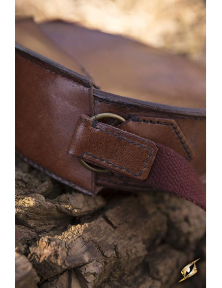 Bolsa medieval redonda com alça