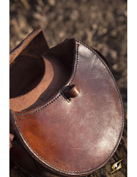 Bolsa medieval redonda com alça