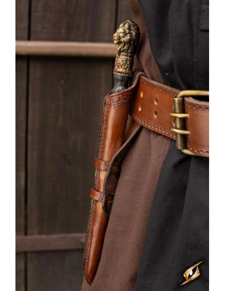 Bainha com baldric para varinhas mágicas