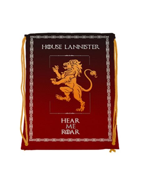 Mochila com cordão House Lannister...