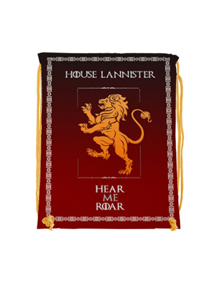 Mochila com cordão House Lannister...