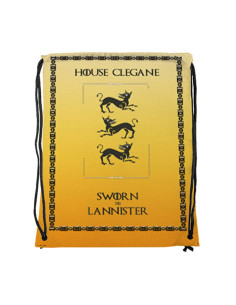Mochila com cordão House Clegane Game of Thrones (34x42... 2