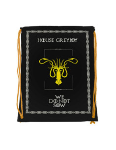 Mochila de cordas Game of Thrones House GreyJoy (34x42 cms.)