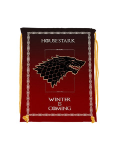 Mochila de corda House Stark de Game of Thrones (34x42 cms.) 2