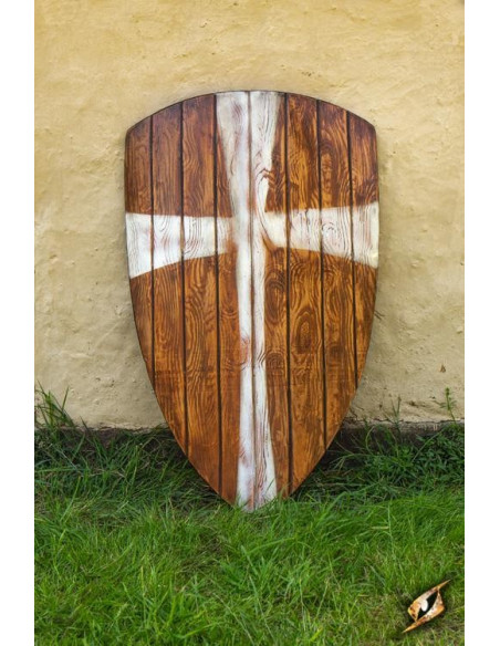 Escudo LARP Crusaders, 90 x 60 cm.