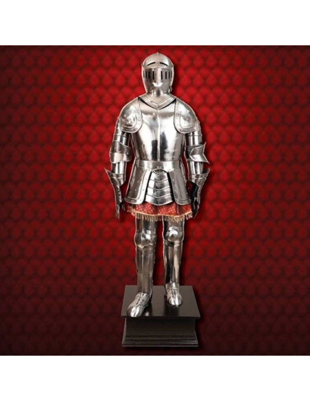 Armadura completa Augsburg, com suporte