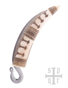 Canivete Viking com cabo de osso 2