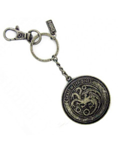 Game of Thrones casa Targaryen chaveiro de metal