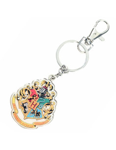 Chaveiro de metal com escudo Harry Potter Hogwarts