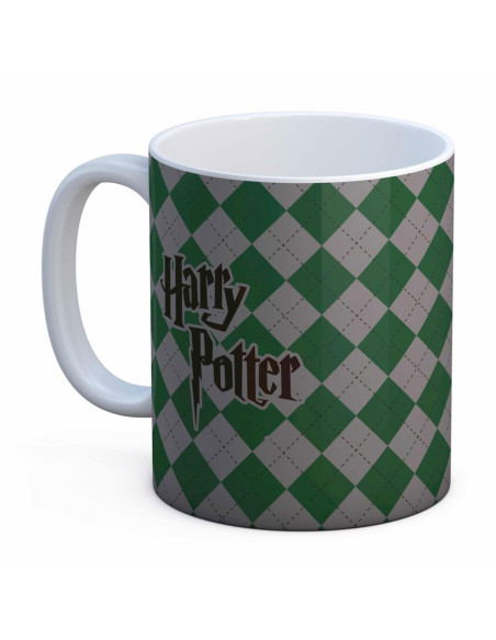 Caneca de cerâmica branca Harry...