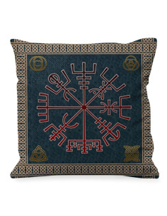 Almofada símbolo celta Vegvisir