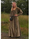 Vestido medieval Isabel, Veludo Verde