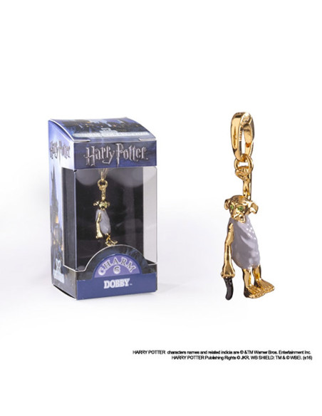 Pingente Dobby Dourado, Lumos, Harry...