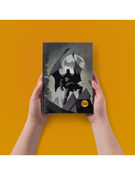 Caderno com Light Batman Batsignal,...