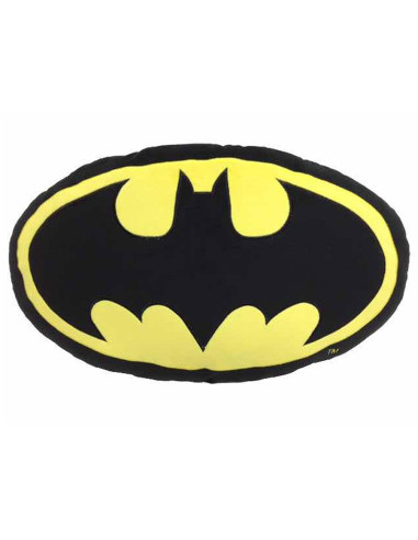 Almofada oval logo Batman, a DC Comics