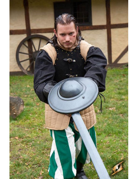 Escudo de esgrima medieval LARP, látex