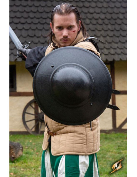 Esgrima medieval Escudo LARP, látex...