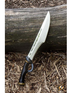 Adaga medieval de osso, látex