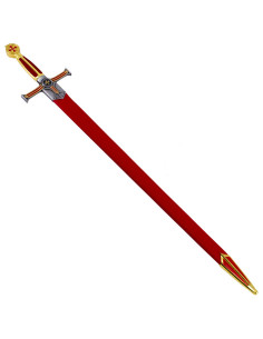 Espada Templária cadete, punho veludo 2