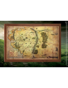 Mapa de pintura da Terra Média, O Hobbit