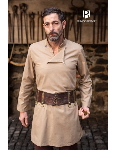 Túnica medieval do homem Einarr, cânhamo