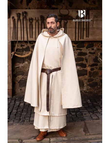 Manto medieval de Francisco, sem capuz