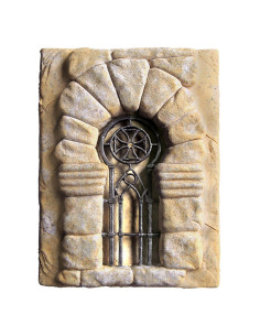 Rasto Histórico Cruz Templária, 20 x 15 cm.