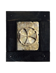 Moldura para Pegadas Históricas, 32 x 37 cm.