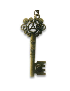 Chave pendente com rolamentos SteamPunk
