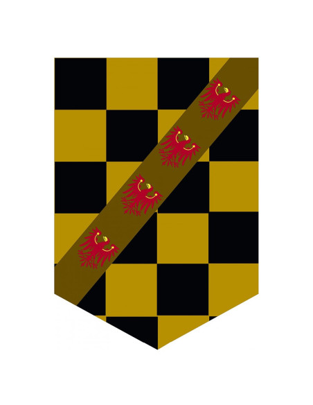 Estandarte Medieval Águia com quadros