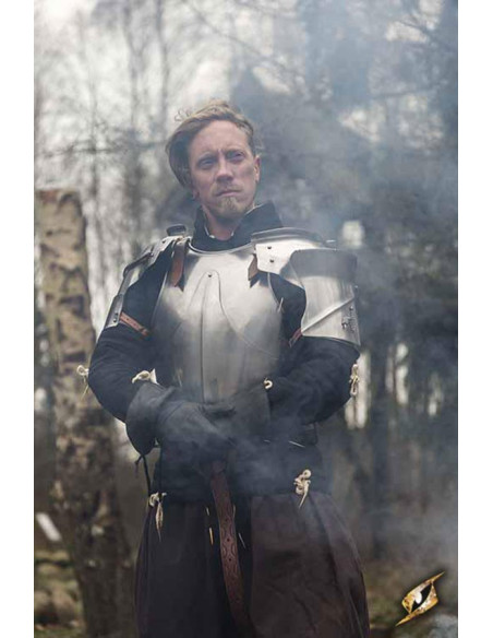 Ombreiras medievais milanesas, aço...