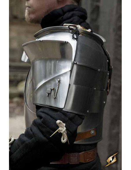 Ombreiras medievais milanesas, aço...