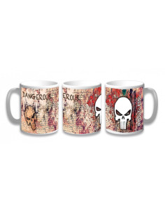 Caneca de cerâmica Crânio Horror