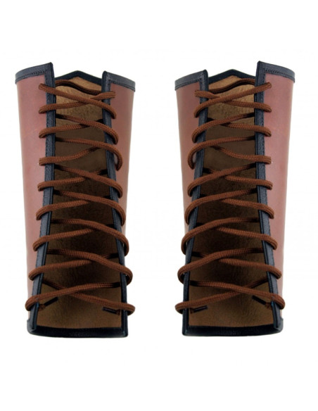 Pulseiras de couro Vegvisir marrom celta