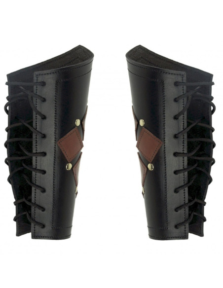 Pulseiras medievais sapatilhas pretas...