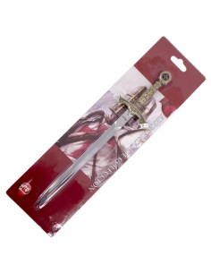 Abre-cartas-Templário, acabamento bronze 2