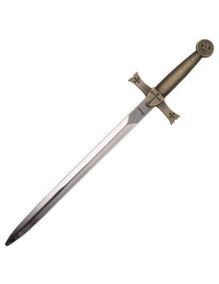 Abre-cartas-Templário II, acabamento...