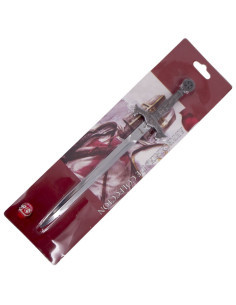 Abre-cartas-Templário, acabamento em níquel 2